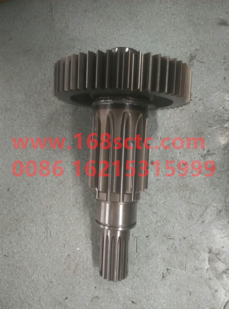 12JS200T-1707047-GEARBOX-Vice box intermediate shaft welding assemblylengthenwith spline 12/51tooth-FaShiTeBianSuXiang12JS200T