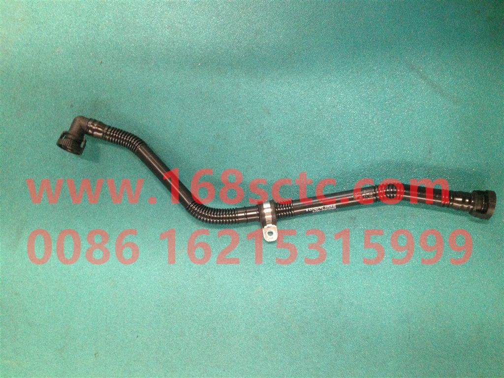 200V01802-5573-SINOTRUK HOWO-Oil and gas separator return pipe-ZhongQiFaDongJiMC11.44-50