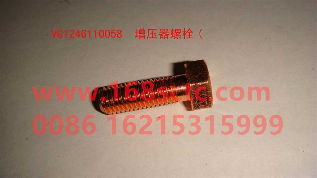 VG1246110058-SINOTRUK HOWO-Bolt M10x30 (supercharger bolt)-ZhongQiFaDongJiT12.42-50