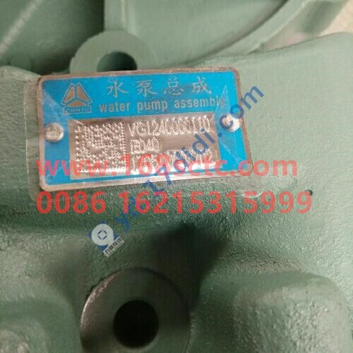 VG1246060110-SINOTRUK HOWO-Water pump assembly without packaging-ZhongQiFaDongJiT12.42-30