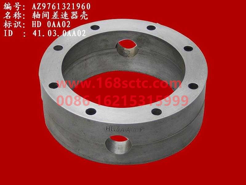 AZ9761321960-SINOTRUK HOWO-Interaxle differential case-ZhongQiZhongQiaoHW1279