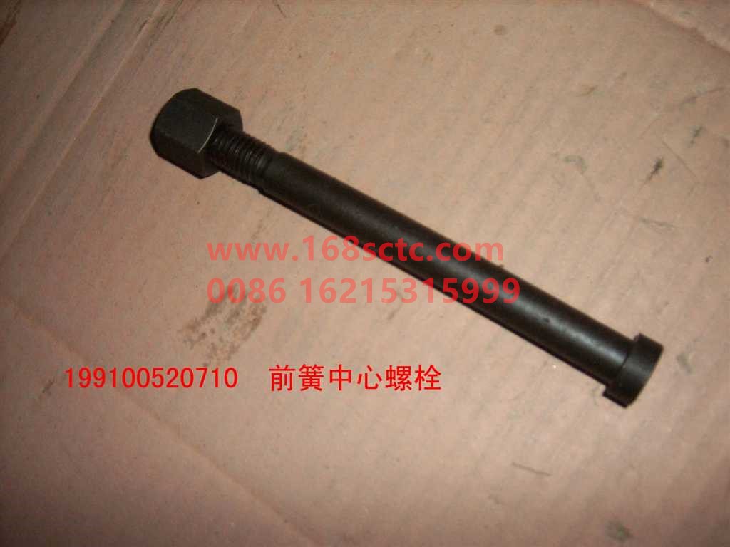WG9100529002+011-SINOTRUK HOWO-Front plate center boltwith nut M14x160-JinWangZi2010Kuan