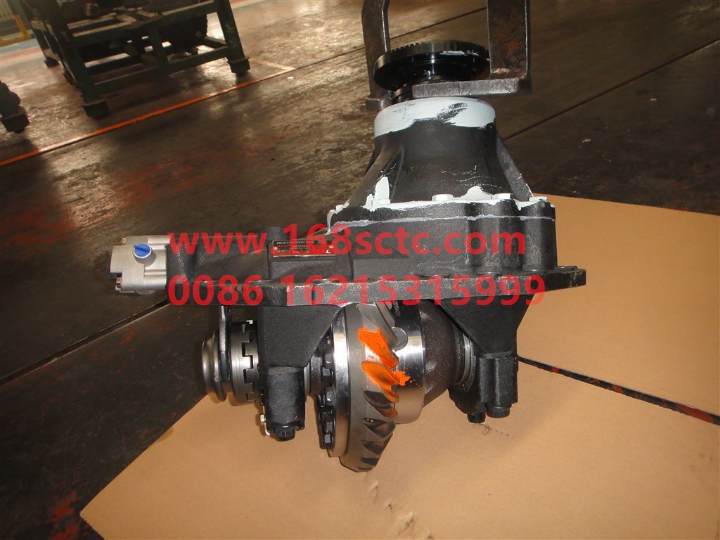 AZ7129320234-SINOTRUK HOWO-Main reducer assembly rear axle i=6.5 Φ180 end face tooth 4 holes AC16 bridge boutique-ZhongQiAC16MinYongQiao