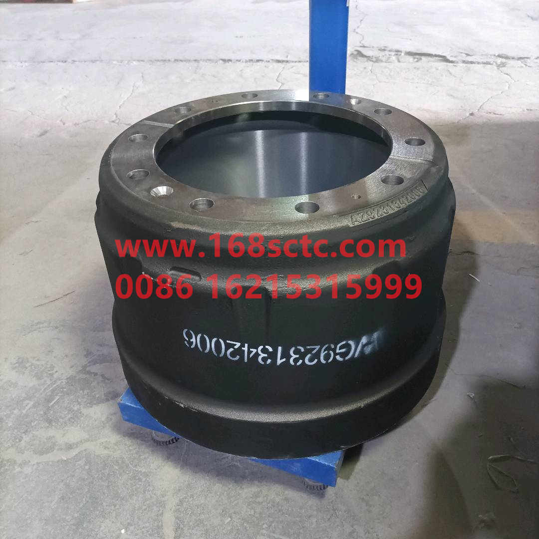 WG9231342006-SINOTRUK HOWO-rear brake drumHOWO09paymentaggravate-ZhongQiZhongQiaoAC16