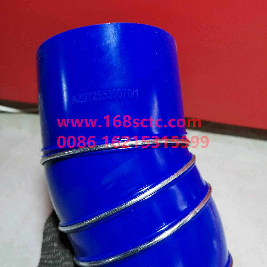 WG9725530070-SINOTRUK HOWO-intercooler hoseHOWO09payment 100x110x200-HaoWo2009Kuan