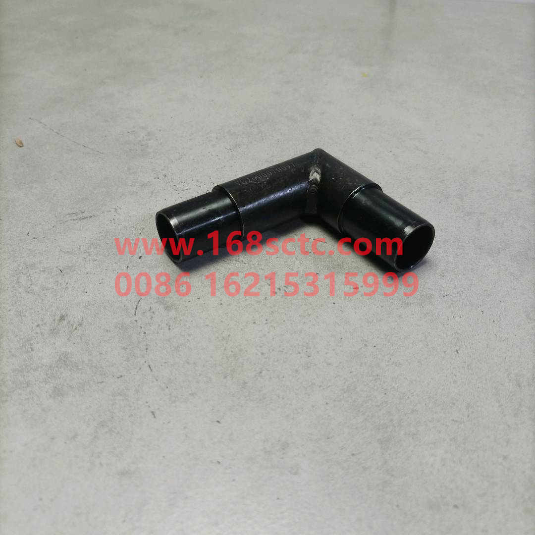 VG2600070097-SINOTRUK HOWO-oil return elbow small-ZhongQiFaDongJiWD615.95E
