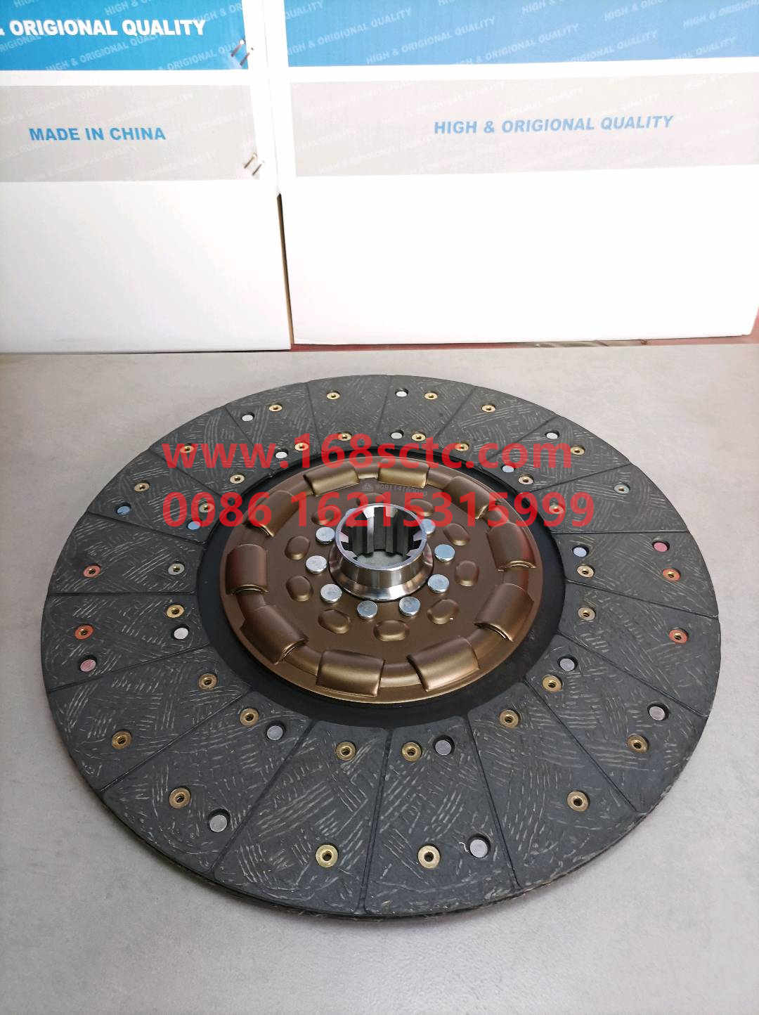 AZ9114160020-SINOTRUK HOWO-Clutch plate Φ430 Φ52.5Three levels of shock absorption 6reedCleverC-HaoWo2008Kuan