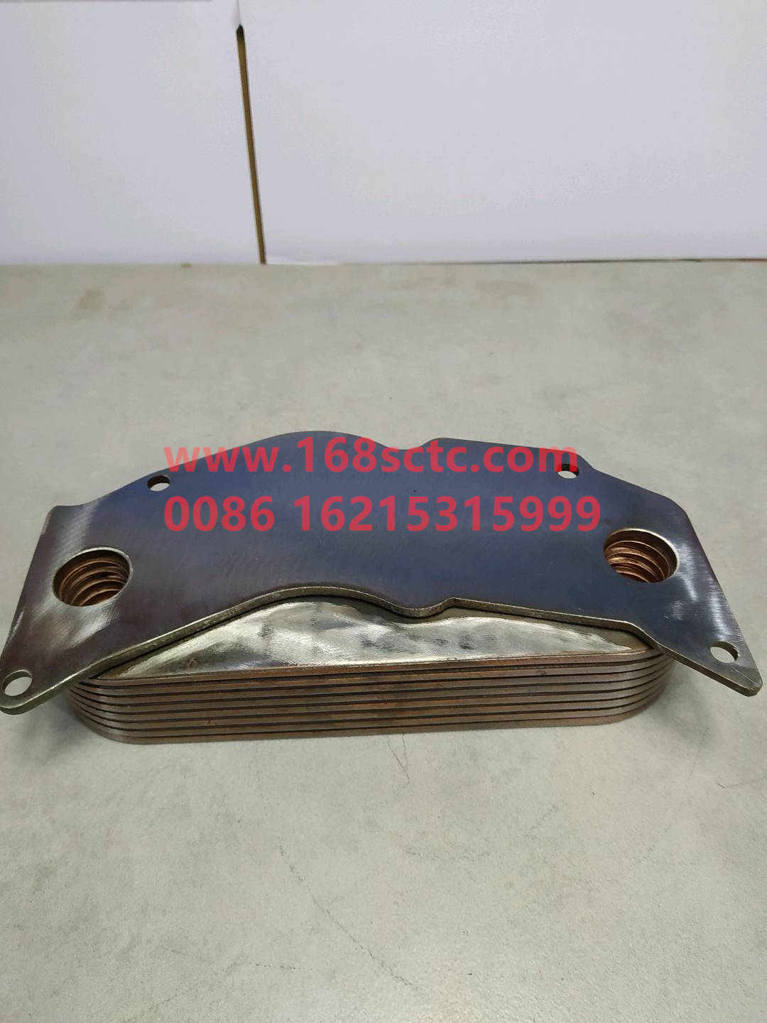 VG1500010334-SINOTRUK HOWO-oil cooler core 8layer-ZhongQiFaDongJiWT615.93