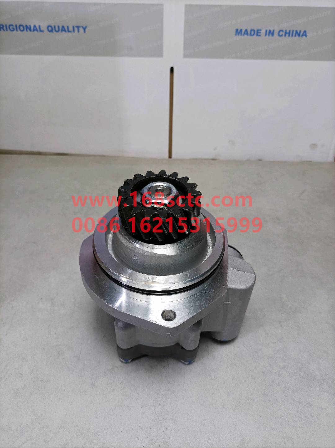 WG9731478037-SINOTRUK HOWO-Steering Pumpaluminum 17Mpax20L/min 17toothblade type-HaoWo2011Kuan