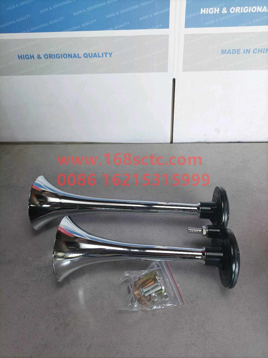 WG9000270002-SINOTRUK HOWO-Two tone air hornSolenoid valve with air hornkindy-HaoWo2013Kuan