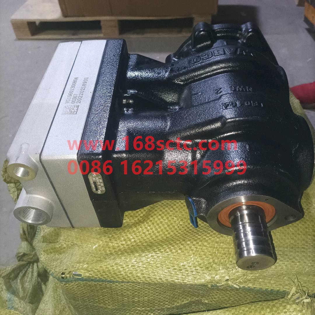VG1560130080-SINOTRUK HOWO-air compressordouble cylinder DZ-ZhongQiFaDongJiWD615.67