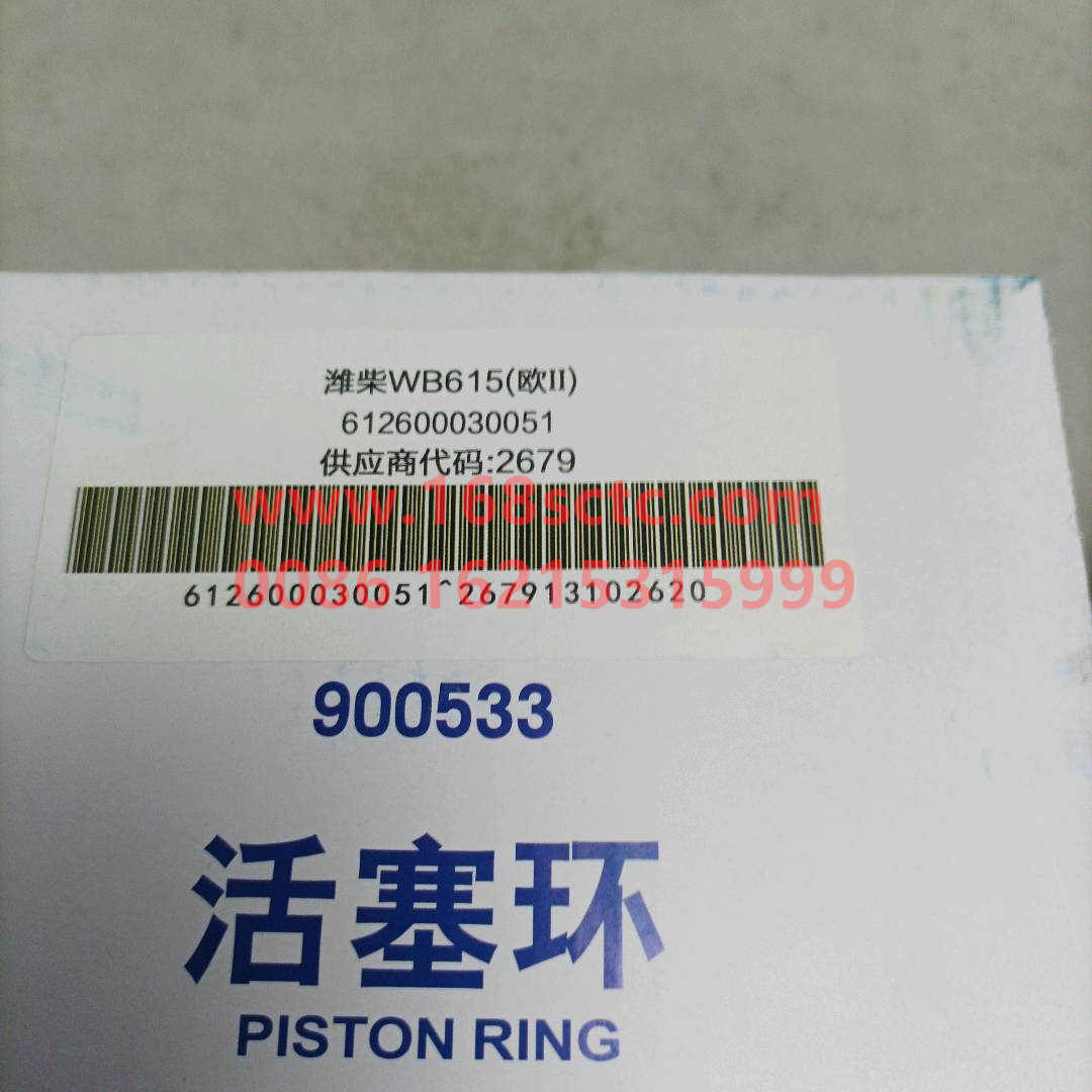 612600030051A-WEICHAI-Piston ring assembly repair parts-WeiChaiFaDongJiWD615.50