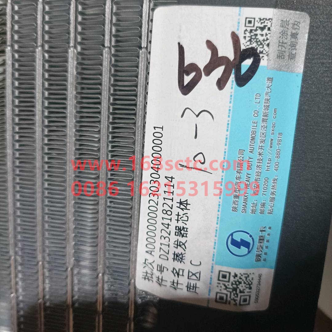 DZ13241821114-SHACMAN-Evaporator-DeLongF3000 2009Kuan