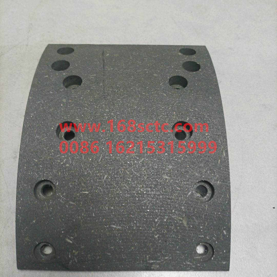 81.50221.0540-SHACMAN-brake padsfront downDelongF3000-DeLongF3000 2010Kuan