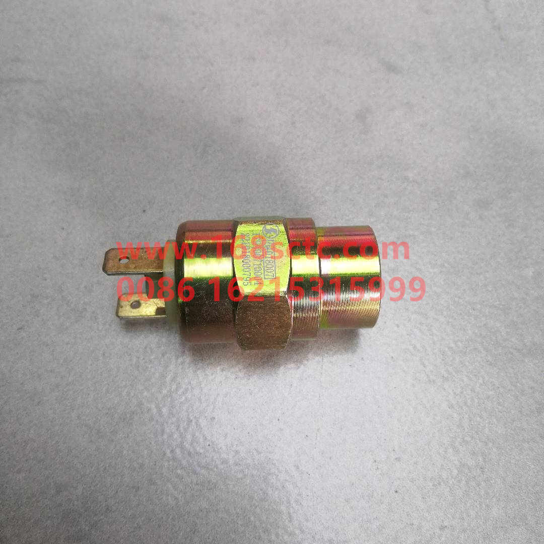 Gas pressure signal light switch
