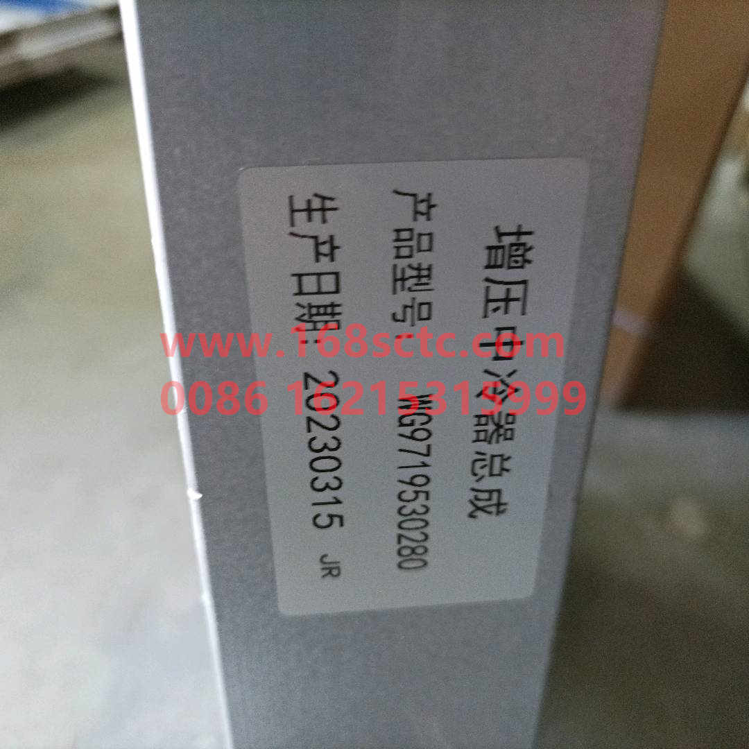 WG9719530280-SINOTRUK HOWO-Intercooler 55TubeHOWO10high horsepower-HaoWo2009Kuan