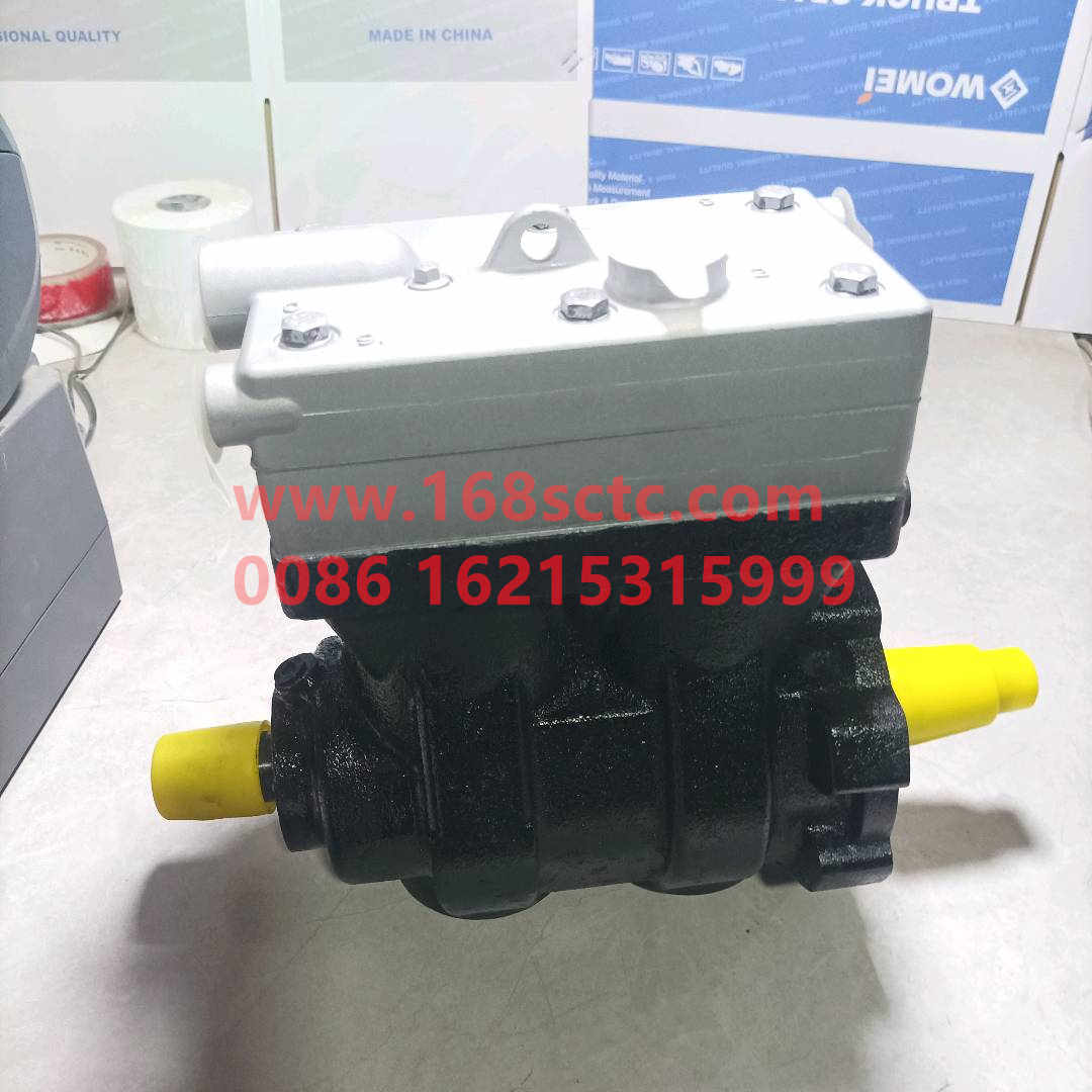 VG1093130001-SINOTRUK HOWO-air compressordouble cylinder-ZhongQiFaDongJiWD615.95E