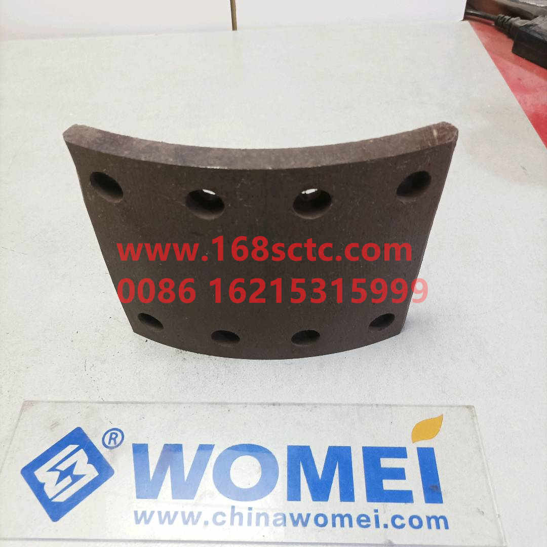 WG9100440028-SINOTRUK HOWO-Brake pad 54°50'-ZhongQiQianQuQiaoSTR