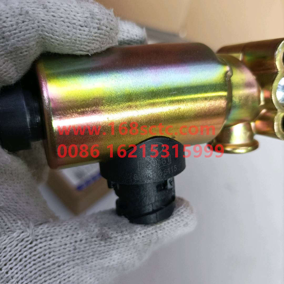 81.52160.6115-SHACMAN-The electromagnetic valveblackhead-DeLongF3000 2014Kuan