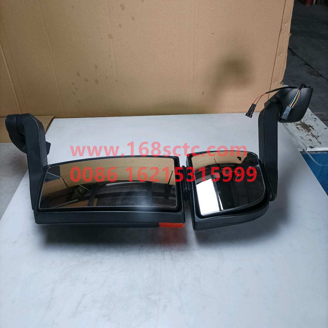 712W63730-0021-SINOTRUK HOWO-rearview mirror assemblyLeft T5Gelectric-HaoWoT5GKuan
