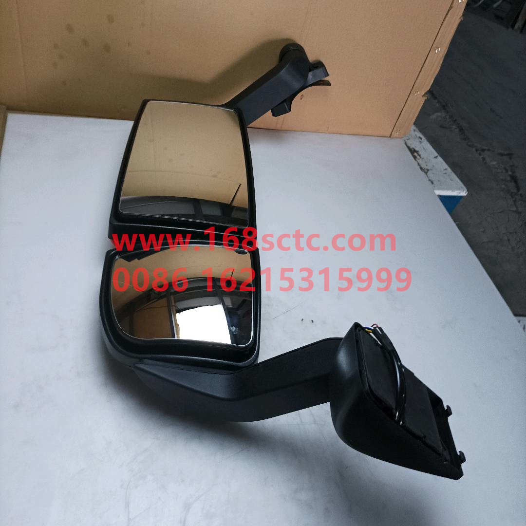 712W63730-0021-SINOTRUK HOWO-rearview mirror assemblyLeft T5Gelectric-HaoWoT5GKuan