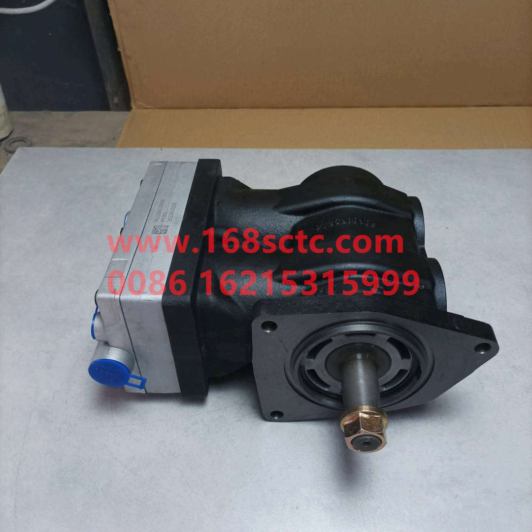 VG1246130008-SINOTRUK HOWO-air compressordouble cylinder-ZhongQiFaDongJiT12.42-50