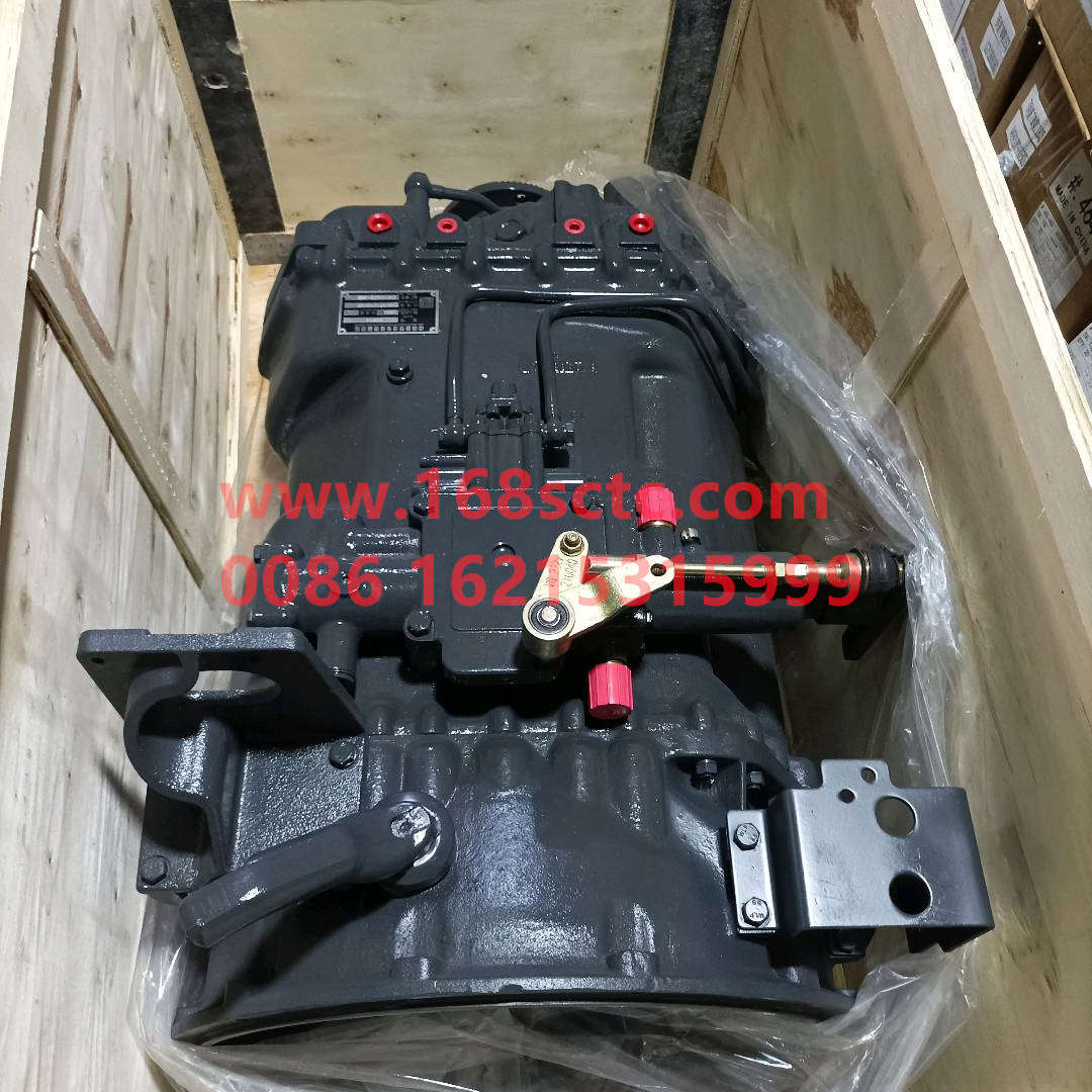 HW19712100137-SINOTRUK HOWO-gearbox assembly 12files(15.01/Pull/double pole/fine teeth/XS180/Electromagnetic sensor/HW70PTO)-ZhongQiBianSuXiangHW19712