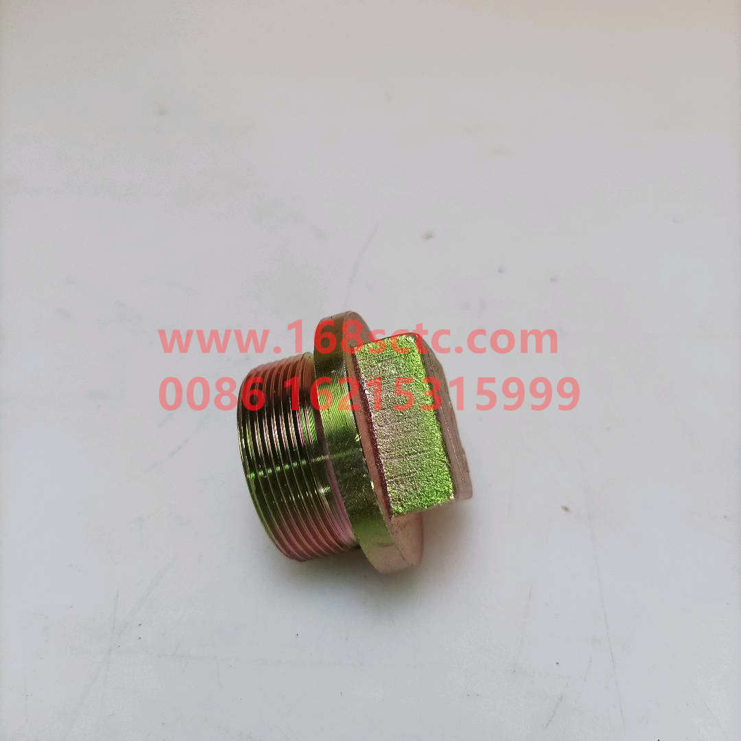 VG2600150108-SINOTRUK HOWO-Outer square magnetic screw pluggalvanized M38x1.5(oil pan plug)-ZhongQiFaDongJiWT615.95