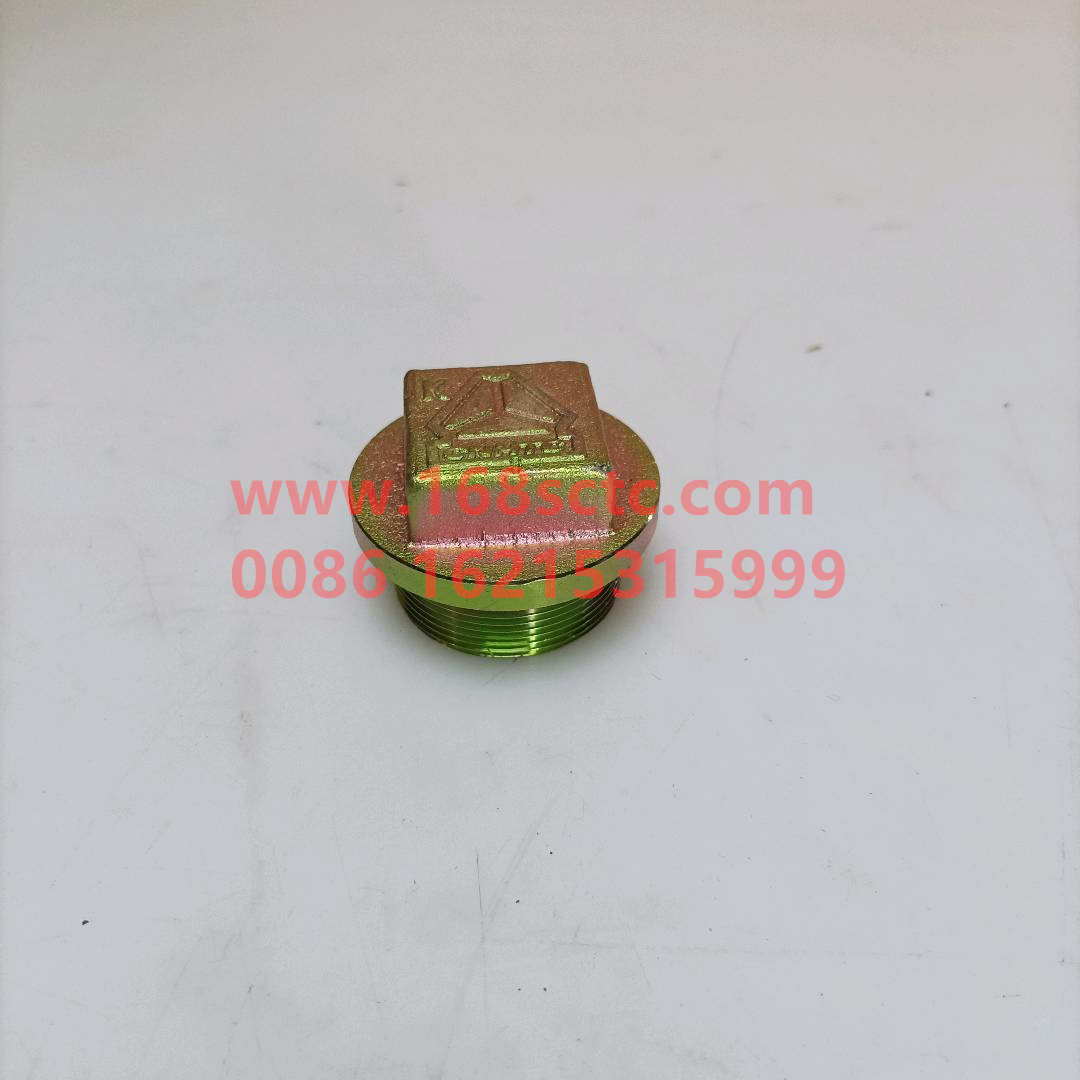 VG2600150108-SINOTRUK HOWO-Outer square magnetic screw pluggalvanized M38x1.5(oil pan plug)-ZhongQiFaDongJiWT615.95