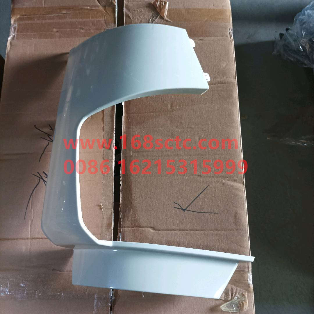 WG1664242007-SINOTRUK HOWO-Bumper left sectionWhite-HaoWoA7Kuan