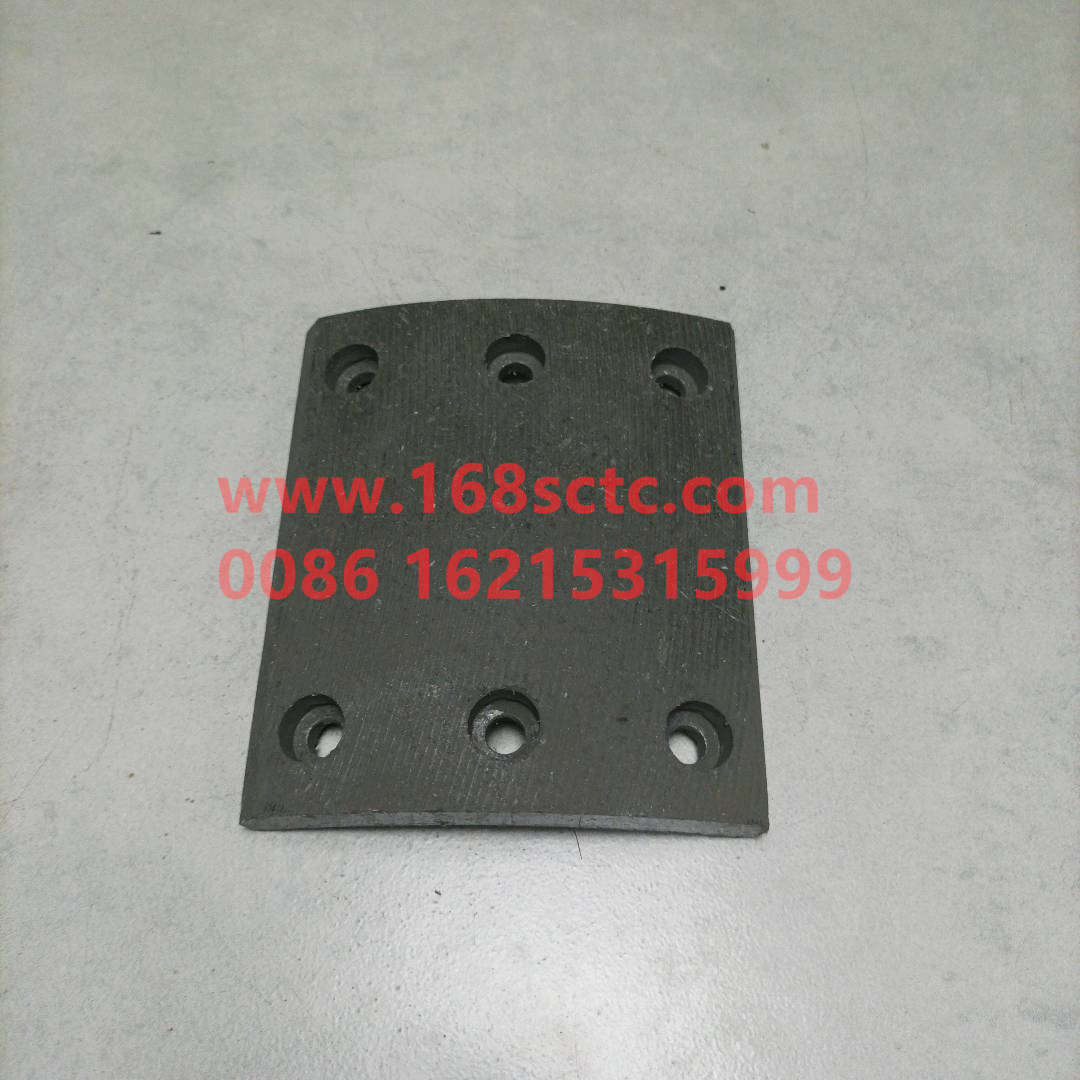 WG9100440027-SINOTRUK HOWO-brake padsforward STR 6hole 146x160x14.5-ZhongQiSTRCheQiao