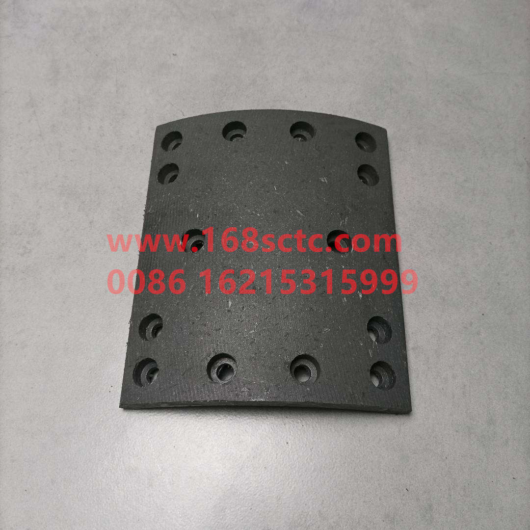 WG9231342068-SINOTRUK HOWO-brake padsbackHOWO09payment 14hole 202x220x14.5-ZhongQiShuangLianQiaoST16
