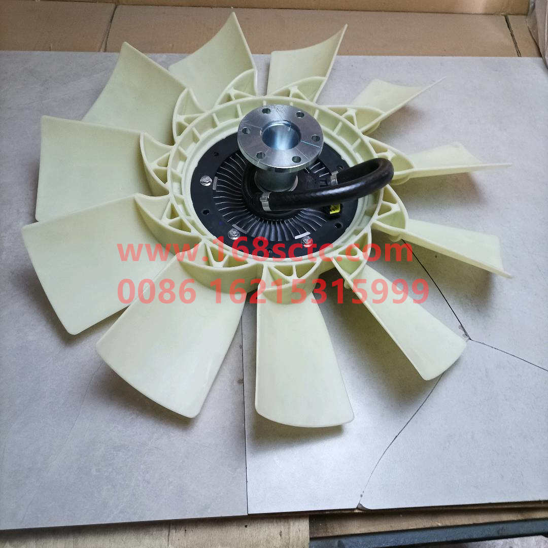 Electronically controlled silicone oil fan