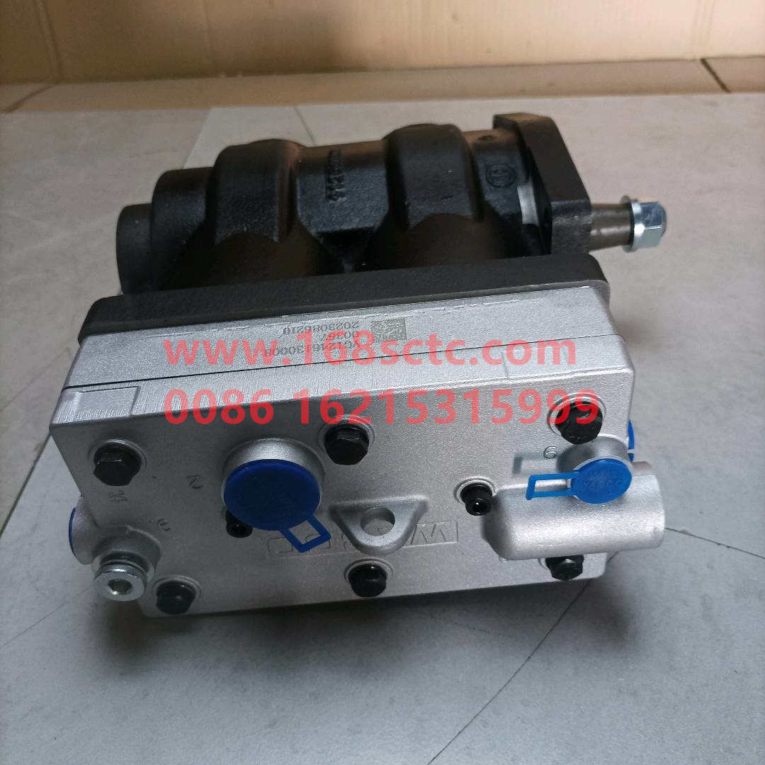 VG1246130008-SINOTRUK HOWO-air compressordouble cylinder-ZhongQiFaDongJiT12.42-50