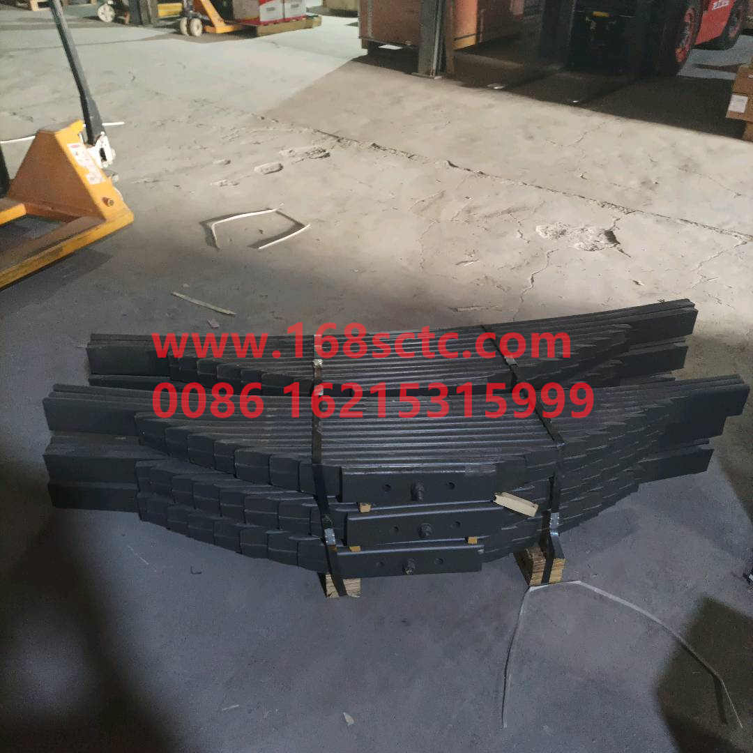WG9725520286-SINOTRUK HOWO-Rear leaf spring assemblyPositive groove 25x90Twelve pieces-ShanDeKaC5H