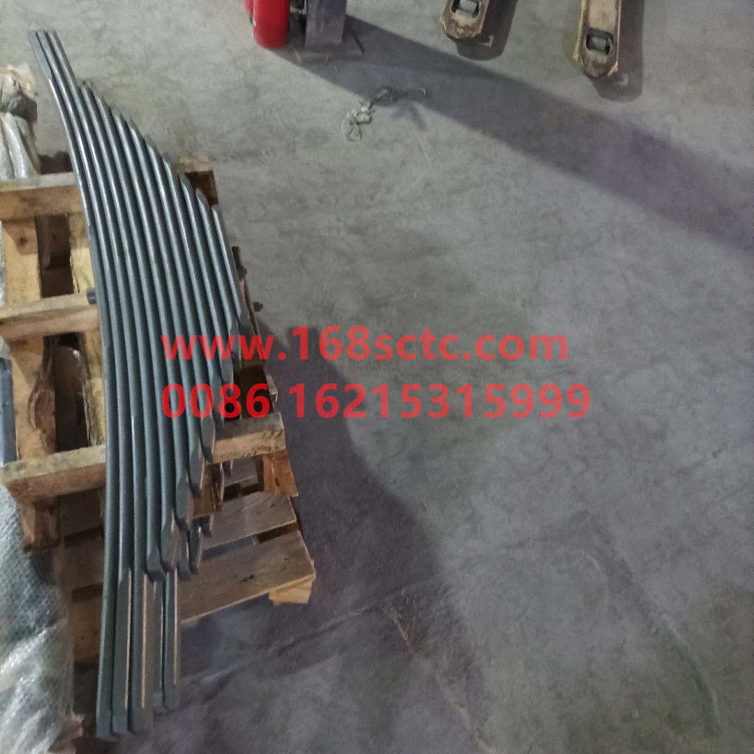 WG9725520286-SINOTRUK HOWO-Rear leaf spring assemblyPositive groove 25x90Twelve pieces-ShanDeKaC5H