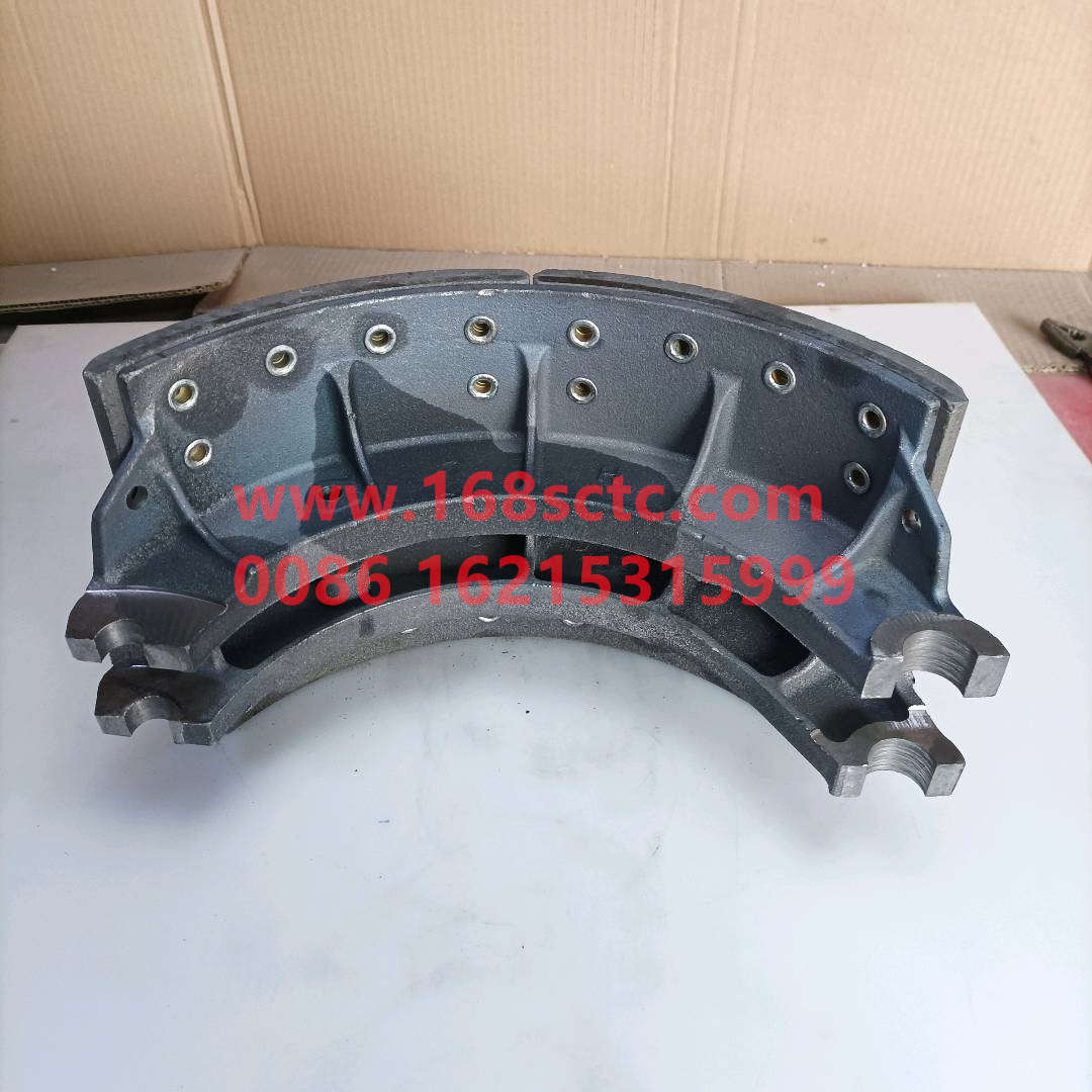 AZ9231342070-SINOTRUK HOWO-brake shoe assemblybackHOWO09payment 14hole-ZhongQiHouQiaoST16