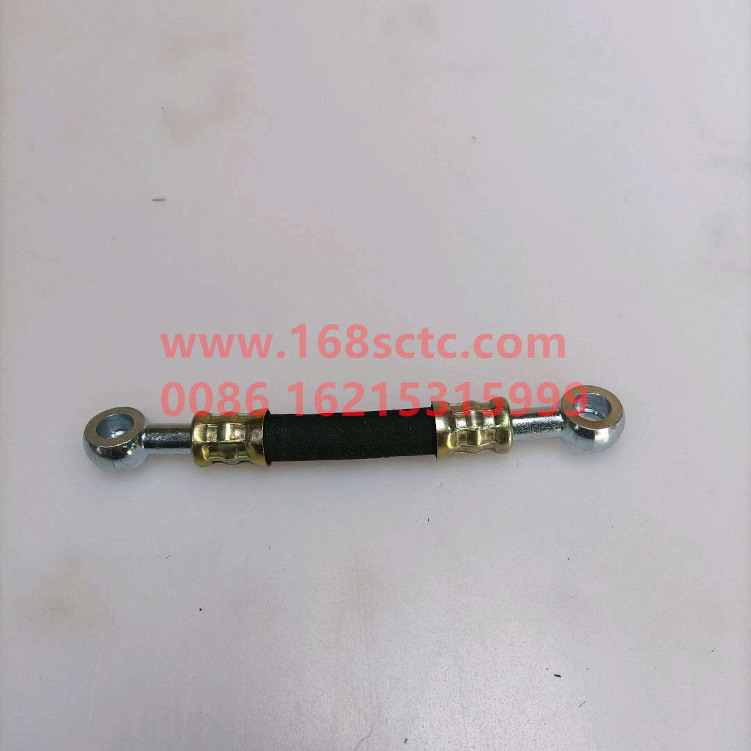 VG1560070060-SINOTRUK HOWO-Air compressor lubricating oil pipe assembly L=330double cylinder-ZhongQiFaDongJiWT615.93