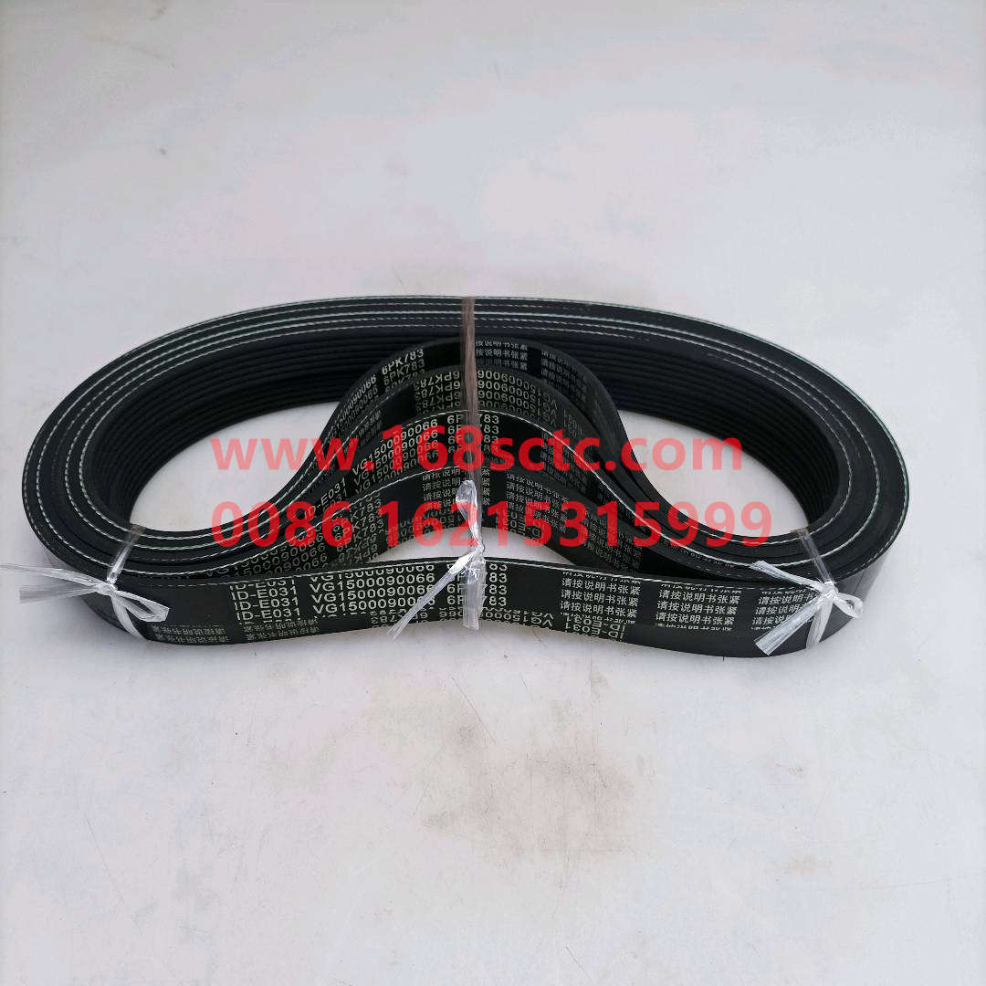 VG1500090066-SINOTRUK HOWO-V-belt 6PK783-ZhongQiFaDongJiD10.29-31