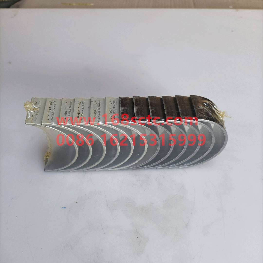 VG1560037033-SINOTRUK HOWO- (Unable to purchase) Connecting rod tiles and lower tiles 6 pieces/set-ZhongQiFaDongJiWT615.95