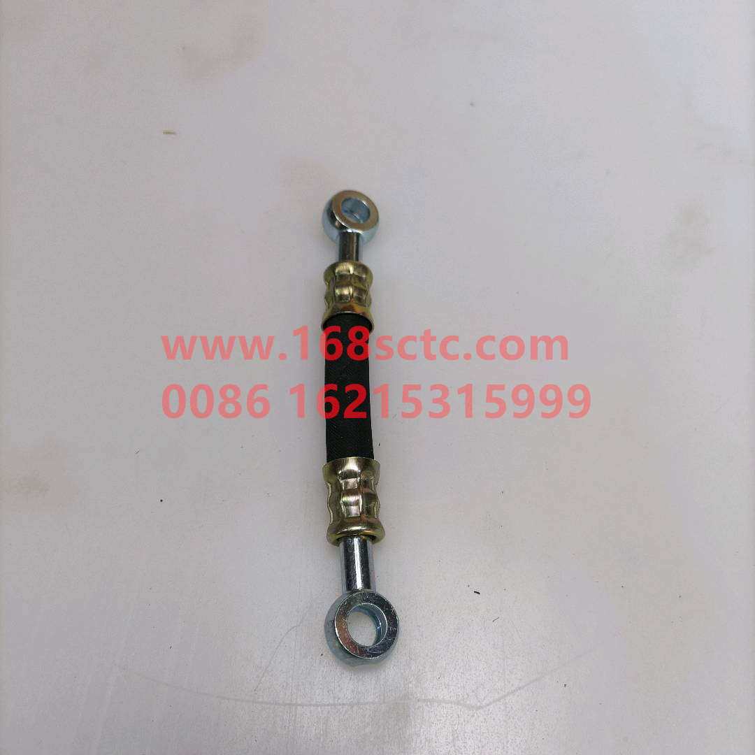 VG1560070060-SINOTRUK HOWO-Air compressor lubricating oil pipe assembly L=330double cylinder-ZhongQiFaDongJiWT615.93