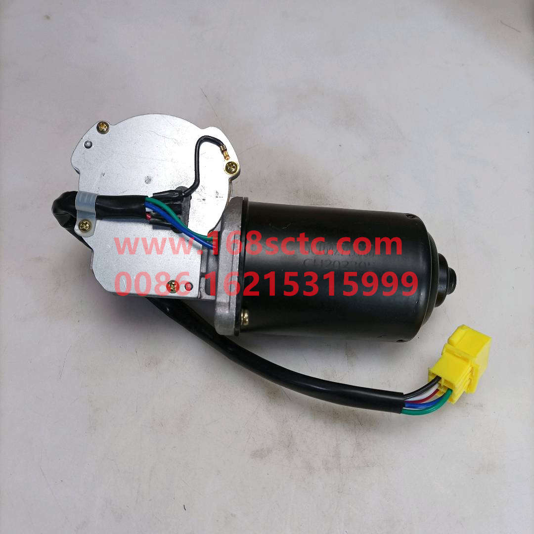 WG1642741008-SINOTRUK HOWO-wiper motor assemblyWith mounting plate red plug-HaoWo2008Kuan