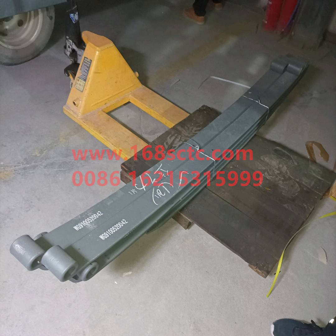 WG9100520042+001-SINOTRUK HOWO-Front leaf spring first leafright 13x90Ten pieces-HaoWo2013Kuan