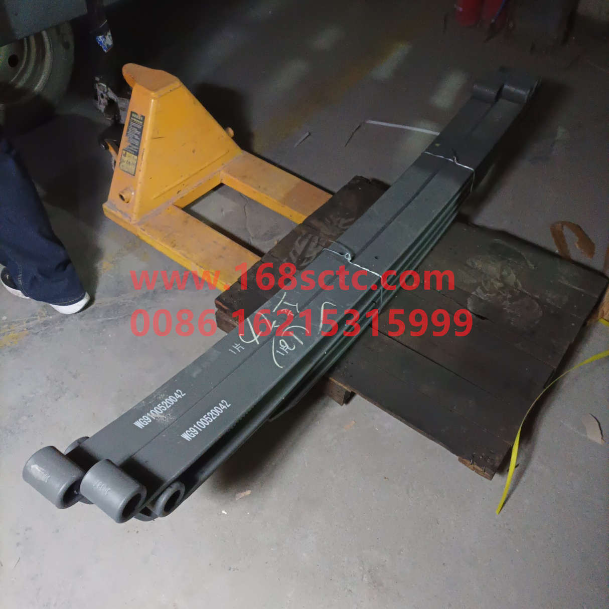 WG9100520042+003-SINOTRUK HOWO-Front leaf spring third leafright 13x90Ten pieces-HaoWo2013Kuan