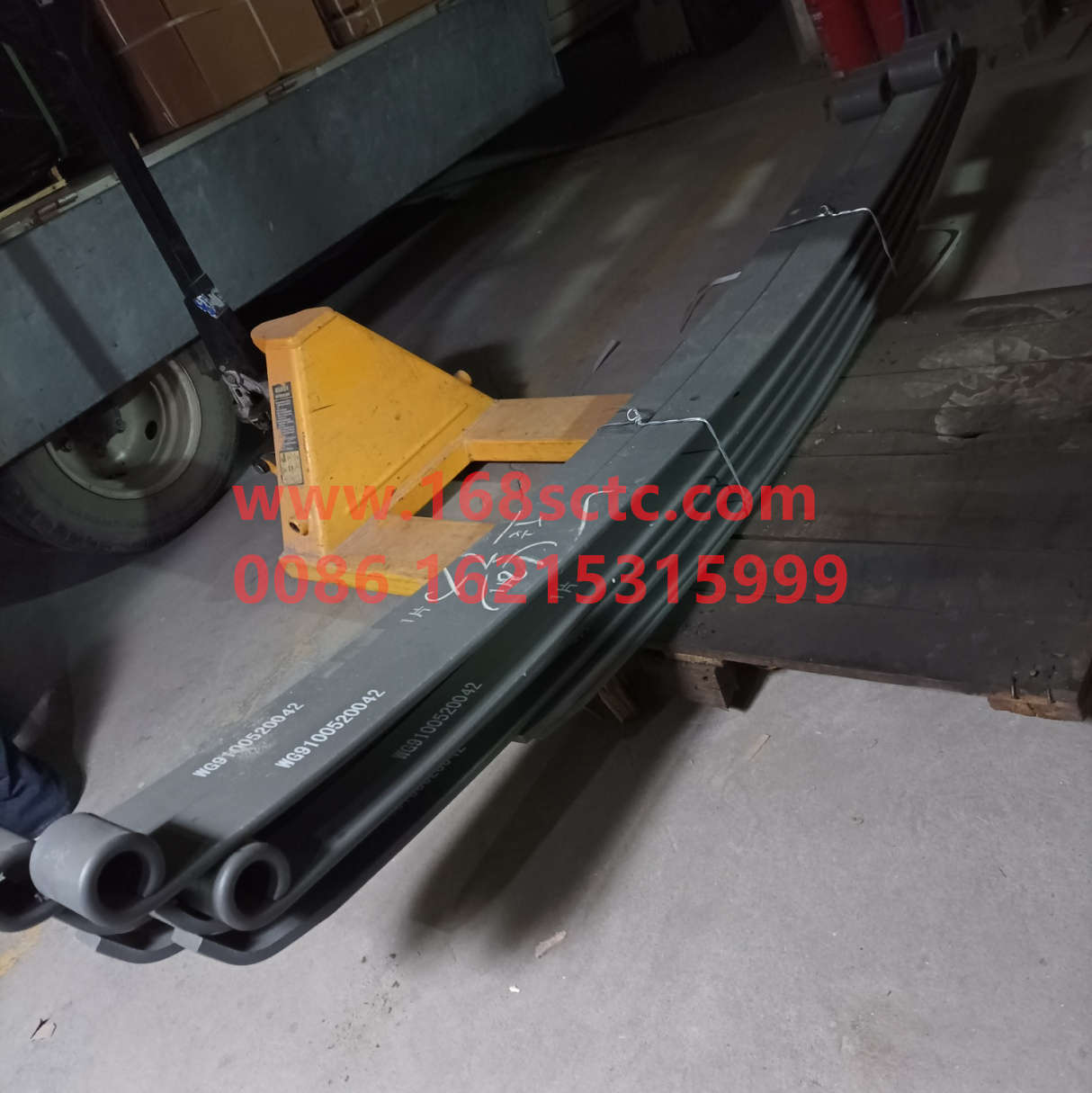 WG9100520042+002-SINOTRUK HOWO-Front leaf spring second leafright 13x90Ten pieces-HaoWo2013Kuan