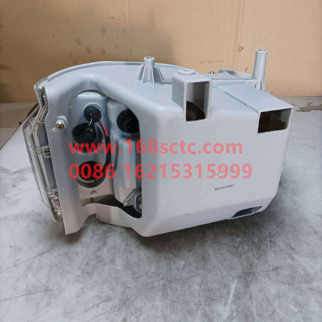 WG9716720001-SINOTRUK HOWO-Headlightleft (right car)-HaoWo2012Kuan