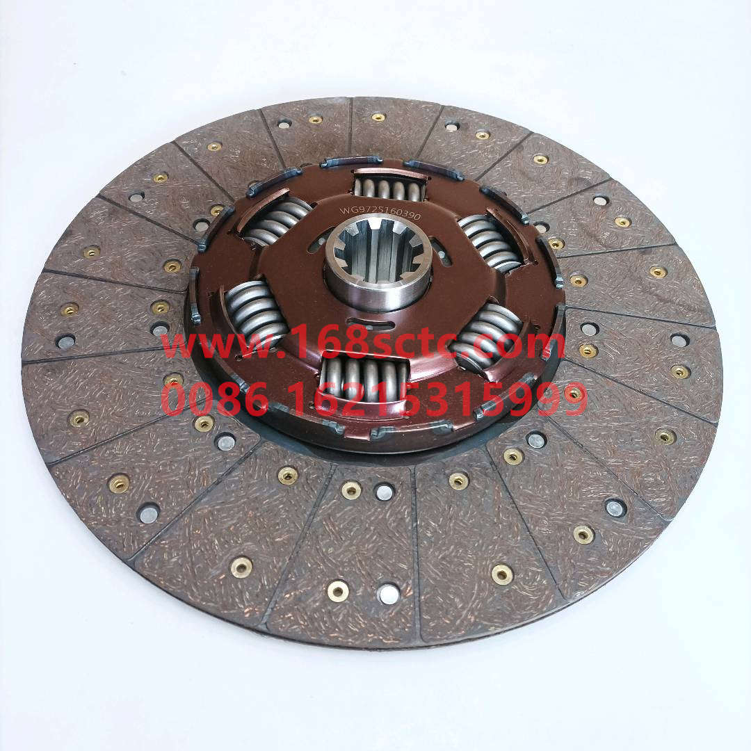 WG9725160390-SINOTRUK HOWO-Clutch plate Φ430 Φ52.5Three levels of vibration reduction 6spring high platformMulti-copper patch-HaoWo2009Kuan