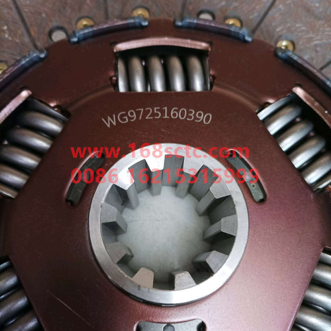 WG9725160390-SINOTRUK HOWO-Clutch plate Φ430 Φ52.5Three levels of vibration reduction 6spring high platformMulti-copper patch-HaoWo2009Kuan
