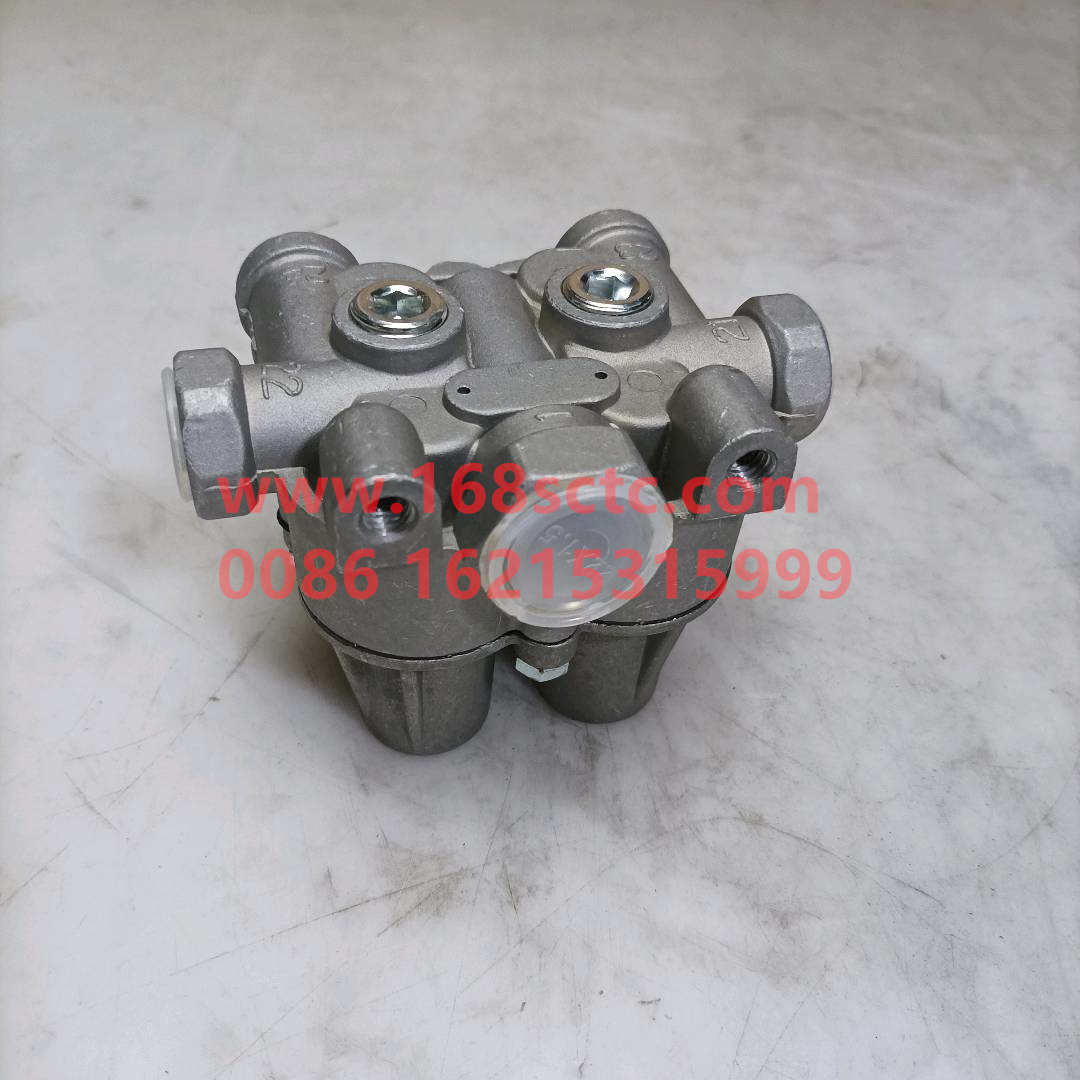 Four-circuit protection valve