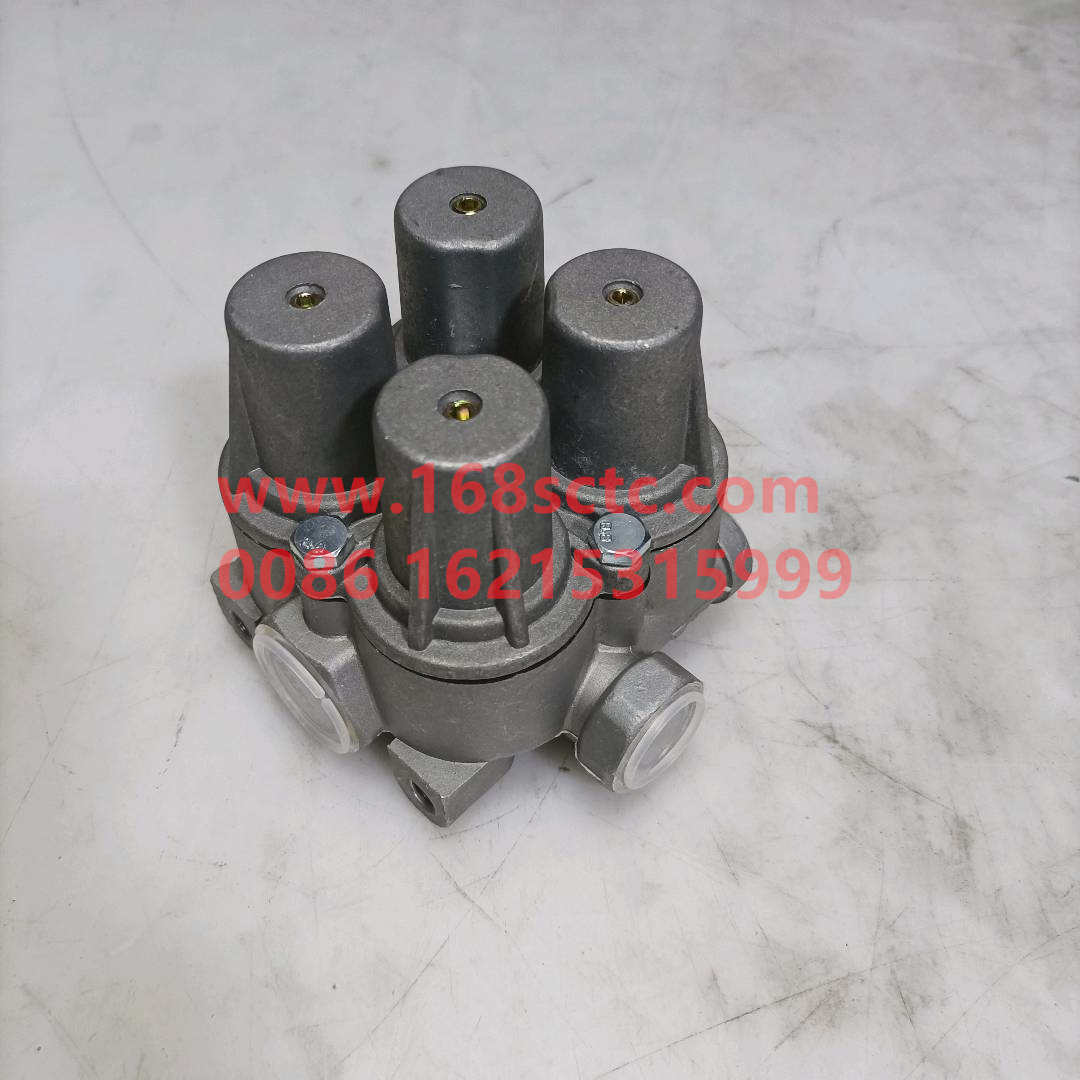 Four-circuit protection valve